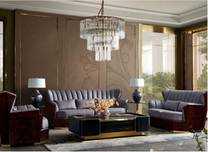 Sofagarnitur 321 Sitzer Set Design Sofa Polster Couchen Couch Modern